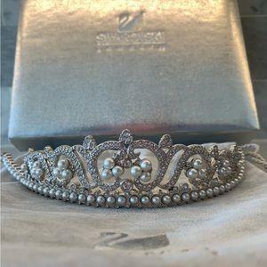 Swarovski Crystal and Pearl Tiara